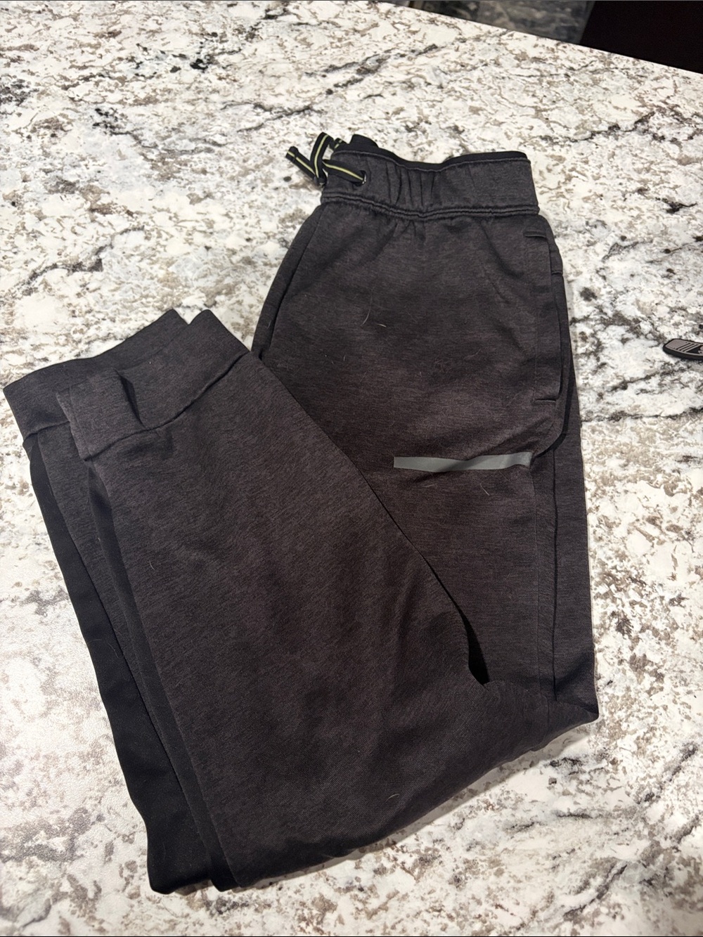 Russell Athletic Black Charcoal Kids Joggers